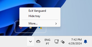 Exit Vanguard